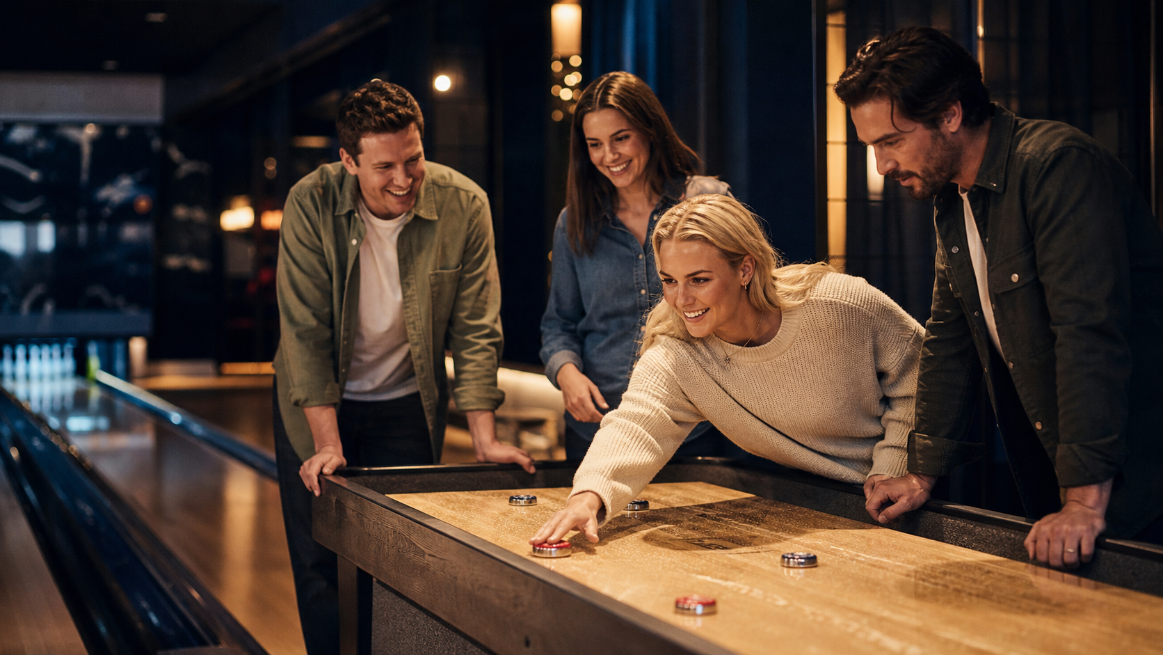 Shuffleboard på Kruset